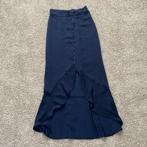 Free Press Silk Skirt